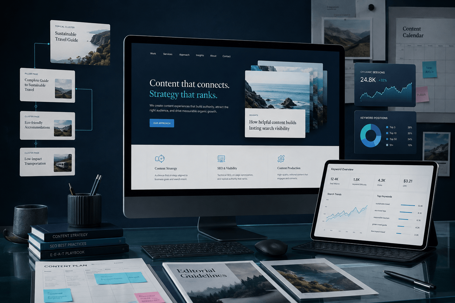 Content and SEO business platform project