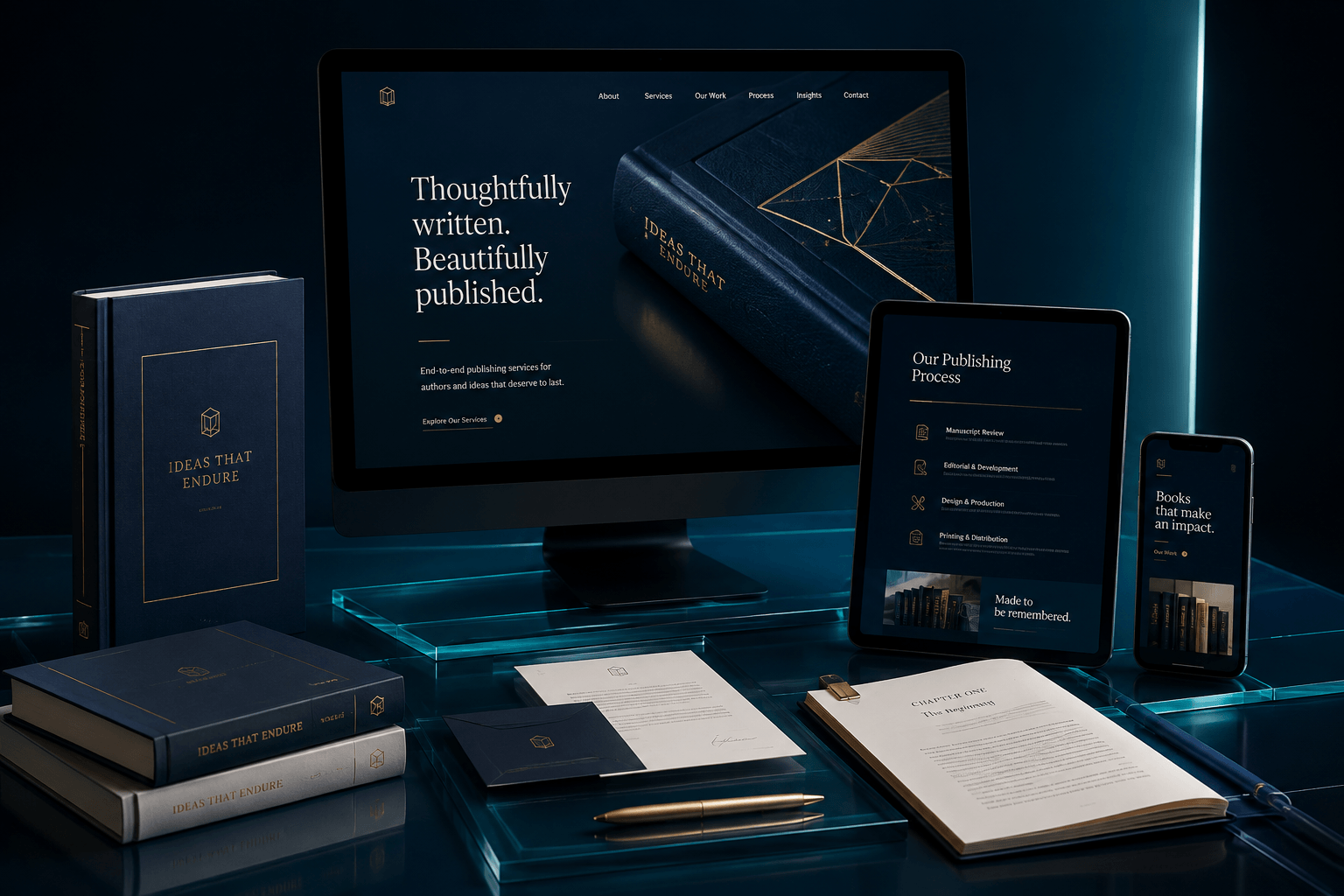 Publishing brand website project