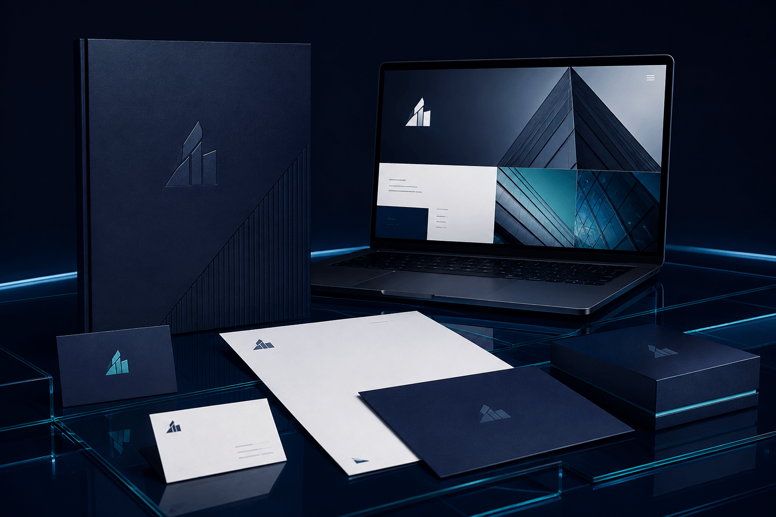 Professional brand identity system project