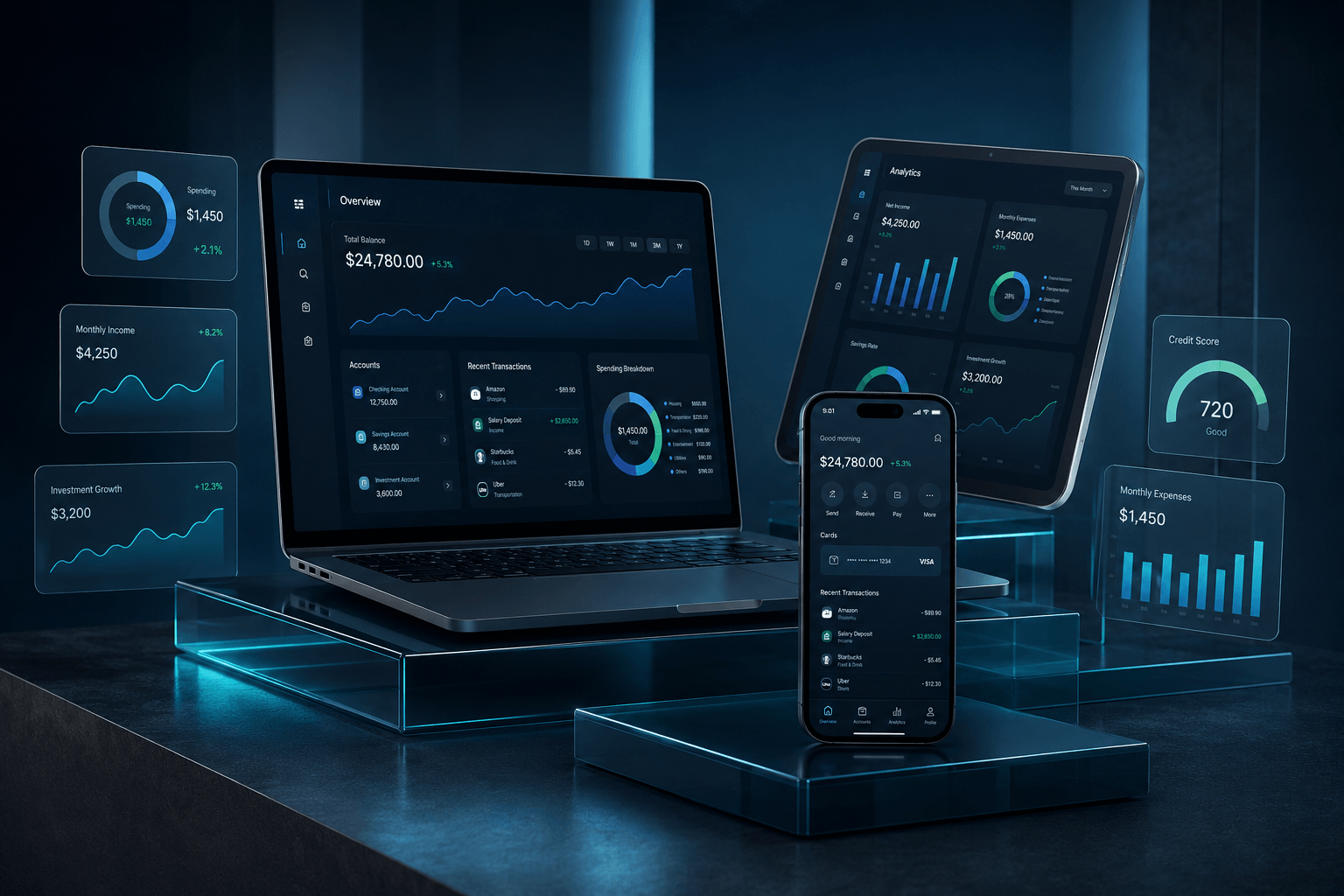Fintech analytics dashboard project